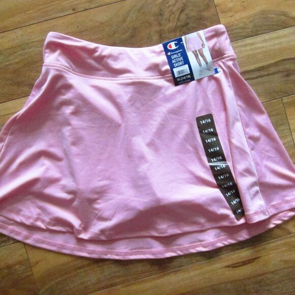 NWT- Champion Pink Girls Active Skort Size XL (14/16) - Picture 1 of 6